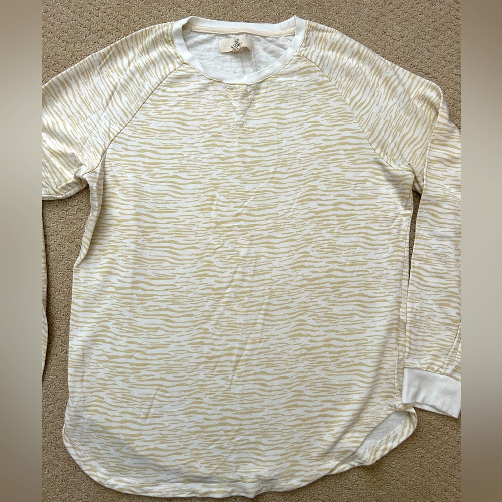 Thread + Supply Zebra Striped Sweatshirt